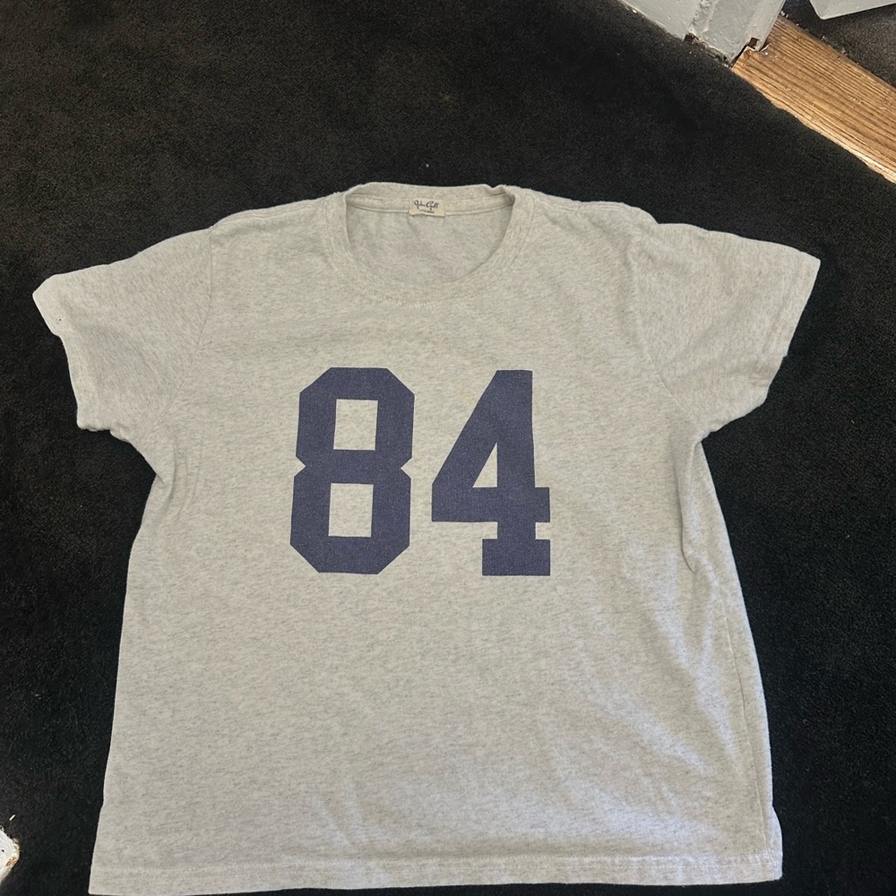 Brandy Melville Heather Gray Crewneck with Script Tag